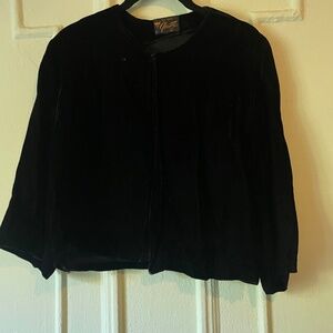 Black Velvet Bolero